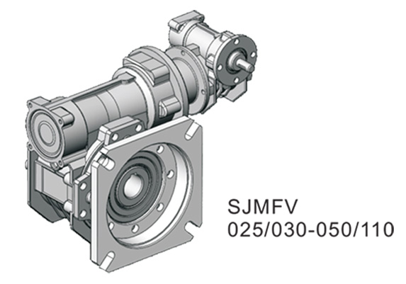 SJMFV 025/030-050/110单/双输出轴蜗轮蜗杆减速机